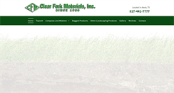 Desktop Screenshot of clearforkmaterials.com